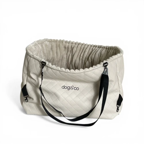 2w1 Torba-legowisko przenośne dla psa ecru